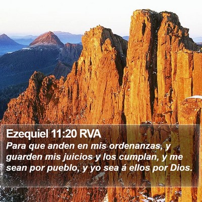 Ezequiel 11:20 RVA Bible Verse Image