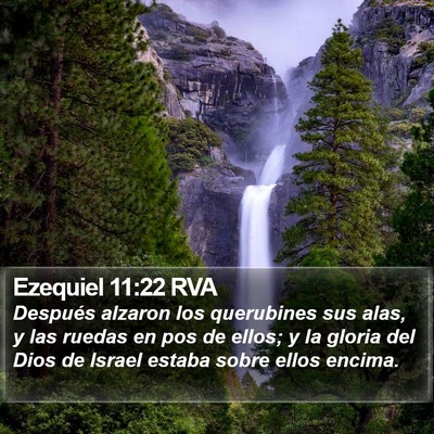 Ezequiel 11:22 RVA Bible Verse Image