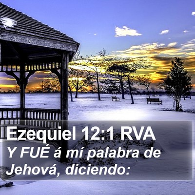 Ezequiel 12:1 RVA Bible Verse Image