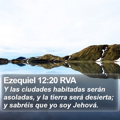 Ezequiel 12:20 RVA Bible Verse Image