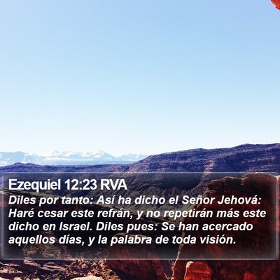 Ezequiel 12:23 RVA Bible Verse Image