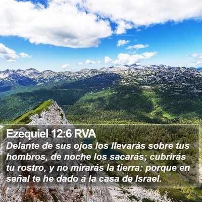 Ezequiel 12:6 RVA Bible Verse Image
