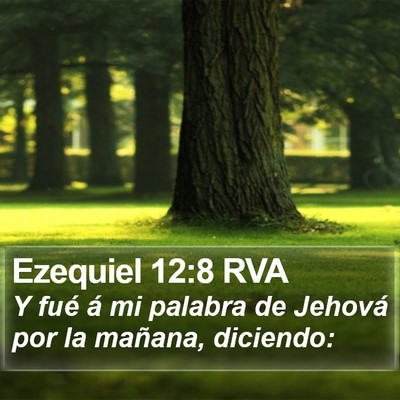Ezequiel 12:8 RVA Bible Verse Image
