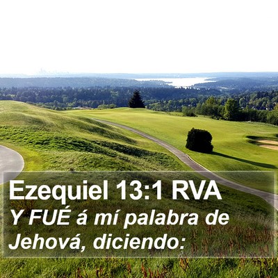 Ezequiel 13:1 RVA Bible Verse Image