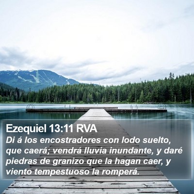Ezequiel 13:11 RVA Bible Verse Image