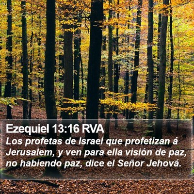 Ezequiel 13:16 RVA Bible Verse Image