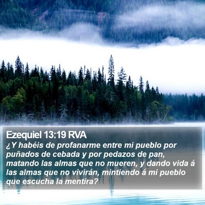 Ezequiel 13:19 RVA Bible Verse Image
