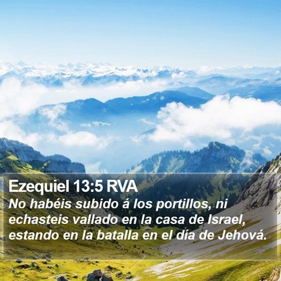 Ezequiel 13:5 RVA Bible Verse Image