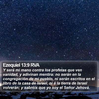 Ezequiel 13:9 RVA Bible Verse Image