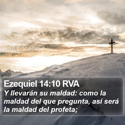 Ezequiel 14:10 RVA Bible Verse Image
