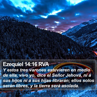Ezequiel 14:16 RVA Bible Verse Image