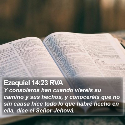 Ezequiel 14:23 RVA Bible Verse Image