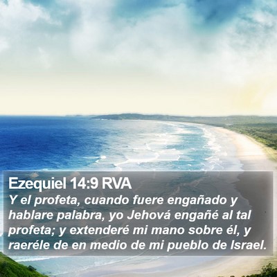 Ezequiel 14:9 RVA Bible Verse Image