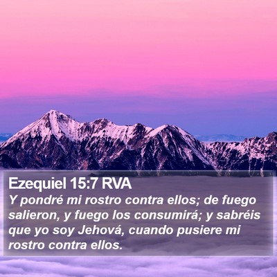 Ezequiel 15:7 RVA Bible Verse Image