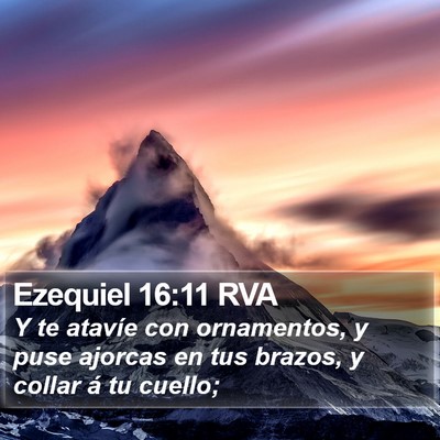 Ezequiel 16:11 RVA Bible Verse Image