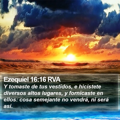 Ezequiel 16:16 RVA Bible Verse Image