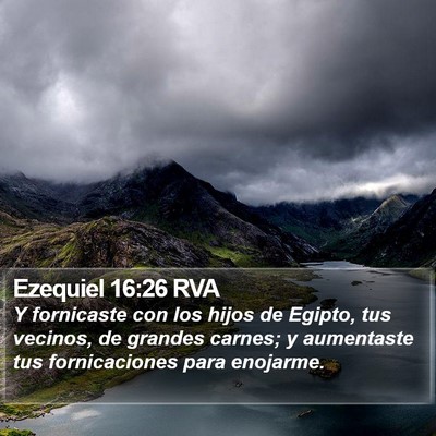 Ezequiel 16:26 RVA Bible Verse Image