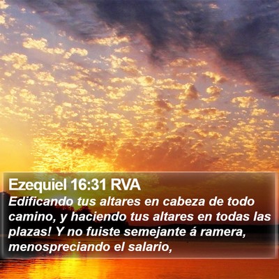 Ezequiel 16:31 RVA Bible Verse Image