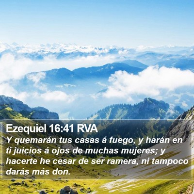 Ezequiel 16:41 RVA Bible Verse Image