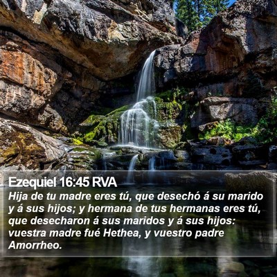 Ezequiel 16:45 RVA Bible Verse Image