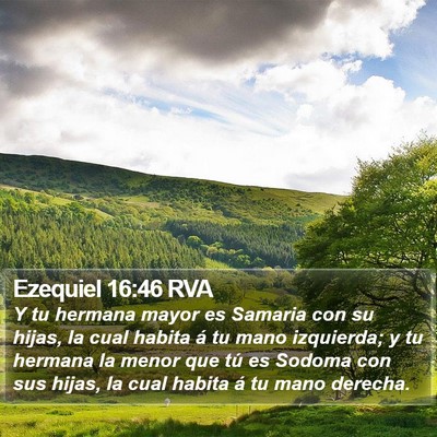 Ezequiel 16:46 RVA Bible Verse Image