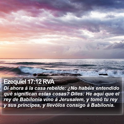 Ezequiel 17:12 RVA Bible Verse Image