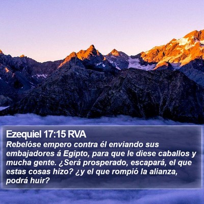 Ezequiel 17:15 RVA Bible Verse Image