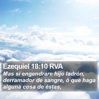 Ezequiel 18:10 RVA Bible Verse Image