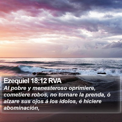 Ezequiel 18:12 RVA Bible Verse Image