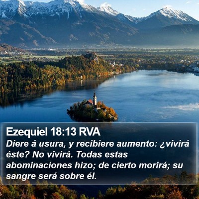 Ezequiel 18:13 RVA Bible Verse Image
