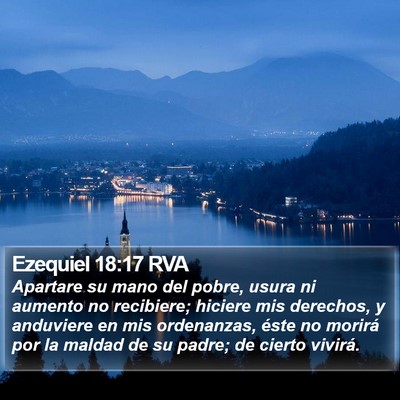 Ezequiel 18:17 RVA Bible Verse Image