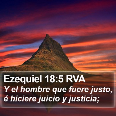 Ezequiel 18:5 RVA Bible Verse Image
