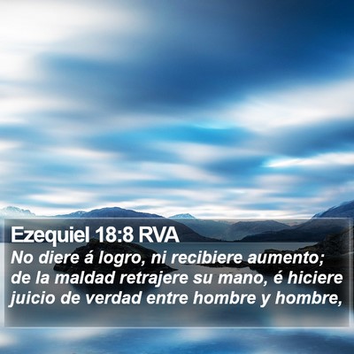 Ezequiel 18:8 RVA Bible Verse Image