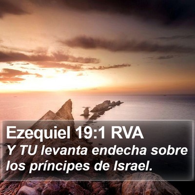 Ezequiel 19:1 RVA Bible Verse Image