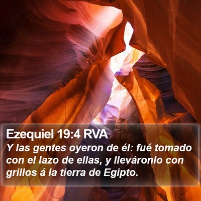 Ezequiel 19:4 RVA Bible Verse Image