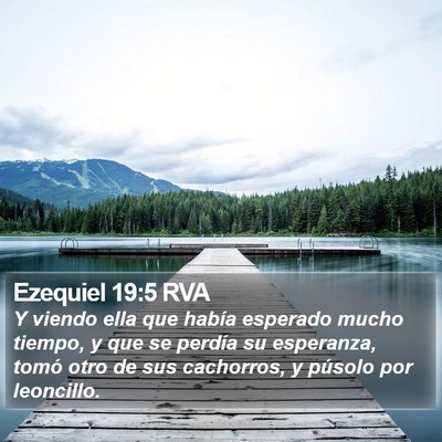 Ezequiel 19:5 RVA Bible Verse Image