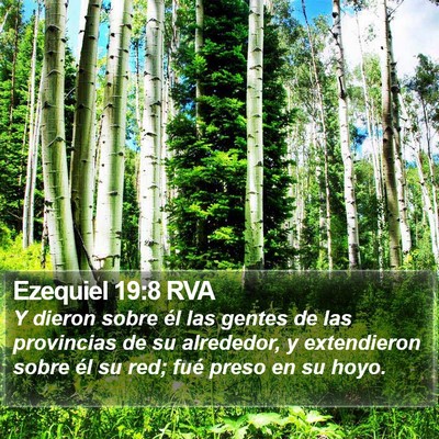 Ezequiel 19:8 RVA Bible Verse Image