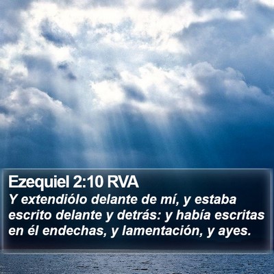 Ezequiel 2:10 RVA Bible Verse Image