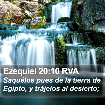 Ezequiel 20:10 RVA Bible Verse Image