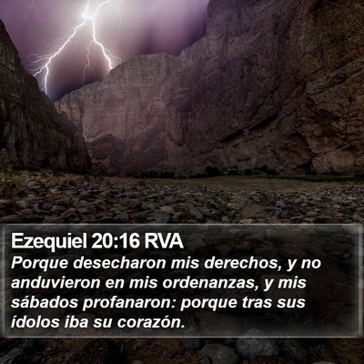 Ezequiel 20:16 RVA Bible Verse Image
