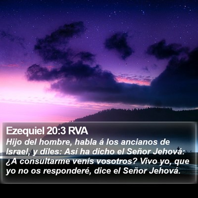 Ezequiel 20:3 RVA Bible Verse Image