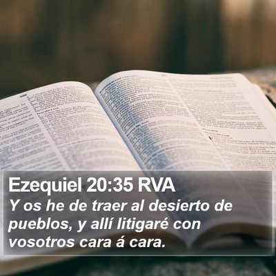 Ezequiel 20:35 RVA Bible Verse Image