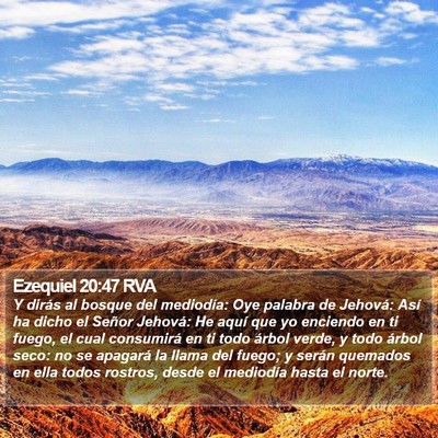 Ezequiel 20:47 RVA Bible Verse Image