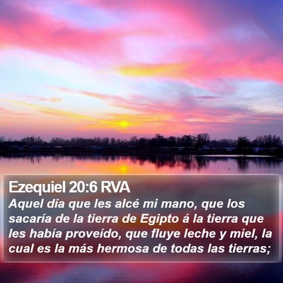 Ezequiel 20:6 RVA Bible Verse Image