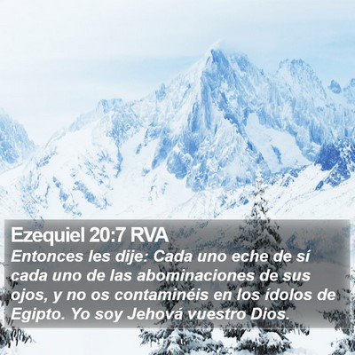 Ezequiel 20:7 RVA Bible Verse Image