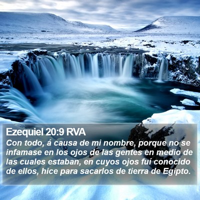 Ezequiel 20:9 RVA Bible Verse Image