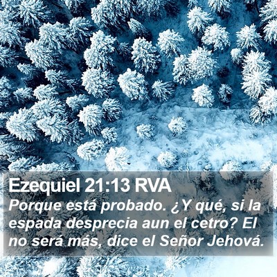 Ezequiel 21:13 RVA Bible Verse Image