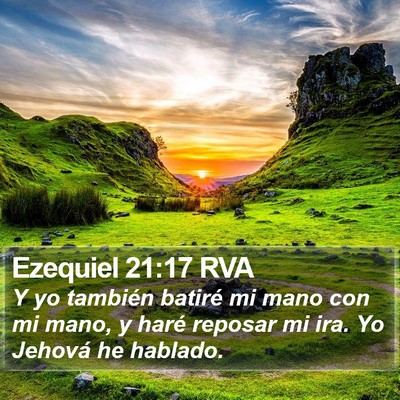 Ezequiel 21:17 RVA Bible Verse Image