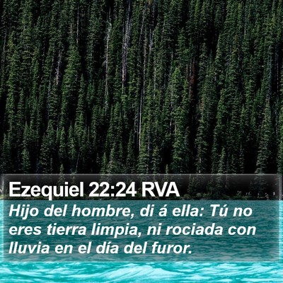 Ezequiel 22:24 RVA Bible Verse Image