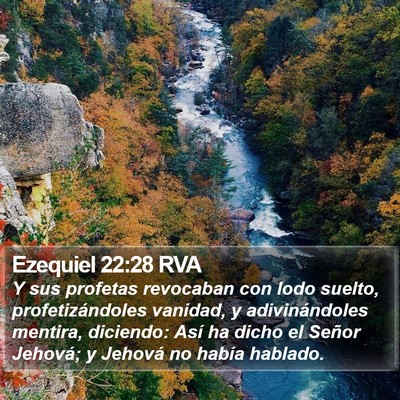 Ezequiel 22:28 RVA Bible Verse Image